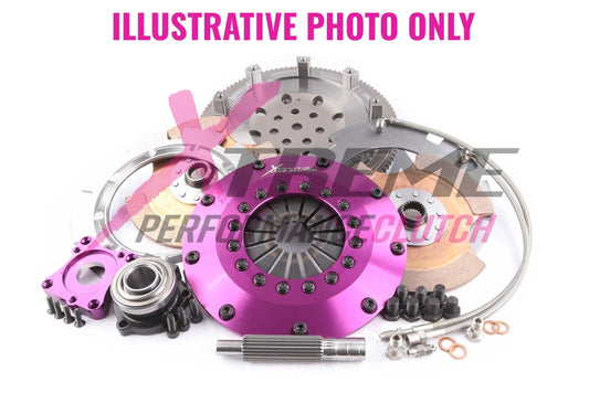 Xtreme Performance - 200mm Rigid Ceramic Twin Plate Clutch Kit Incl Flywheel & CSC 1200Nm - RACE