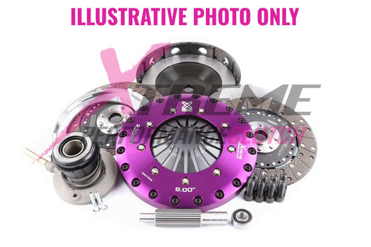 Xtreme Performance - 230mm Organic Twin Plate Clutch Kit Incl Flywheel & CSC 1200Nm - RACE