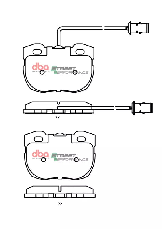 DBA Brake Pads Street Performance | Front — BP OPREMA I SERVIS d.o.o.
