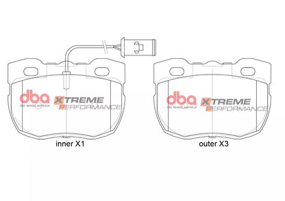 DBA Brake Pads Xtreme Performance | Front — BP OPREMA I SERVIS d.o.o.