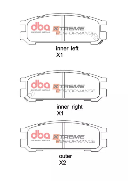 DBA Brake Pads Xtreme Performance | Rear — BP OPREMA I SERVIS d.o.o.