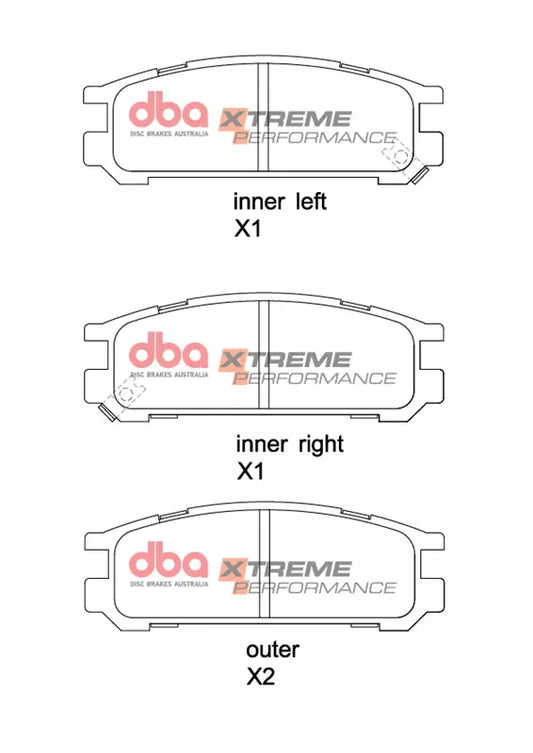 DBA Brake Pads Xtreme Performance | Rear — BP OPREMA I SERVIS d.o.o.