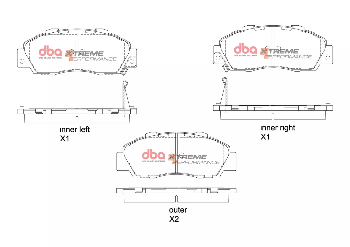 DBA Brake Pads Xtreme Performance | Front — BP OPREMA I SERVIS d.o.o.
