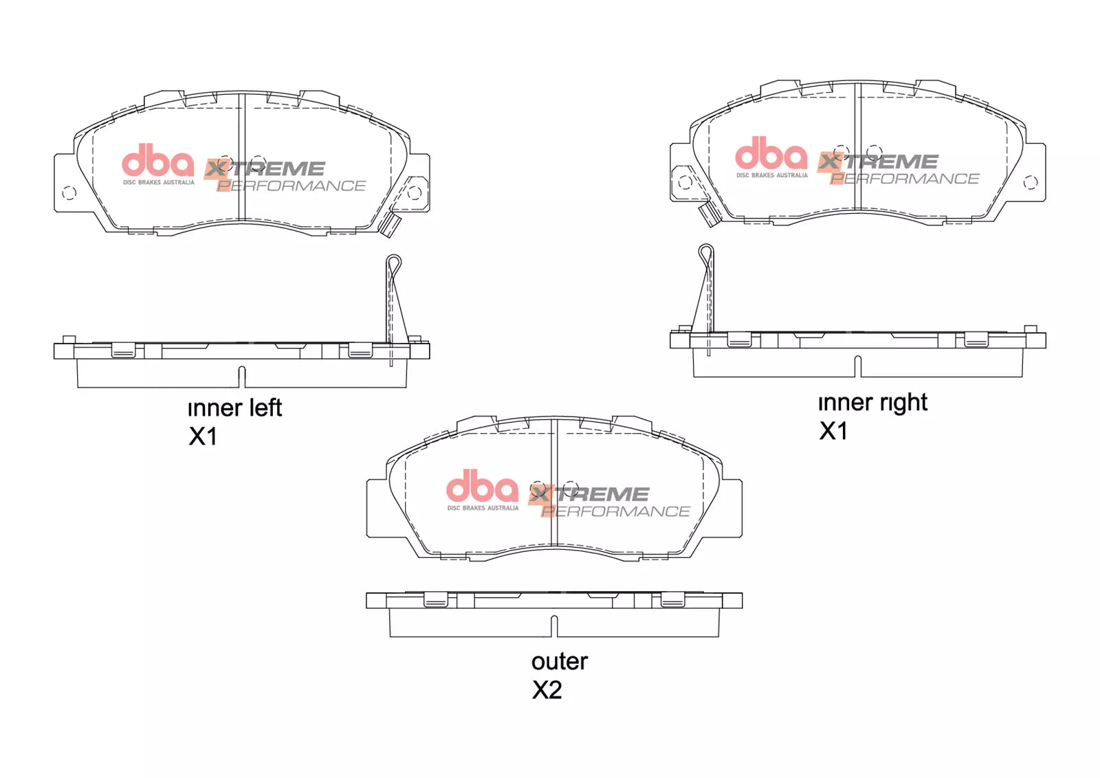 DBA Brake Pads Xtreme Performance | Front — BP OPREMA I SERVIS d.o.o.
