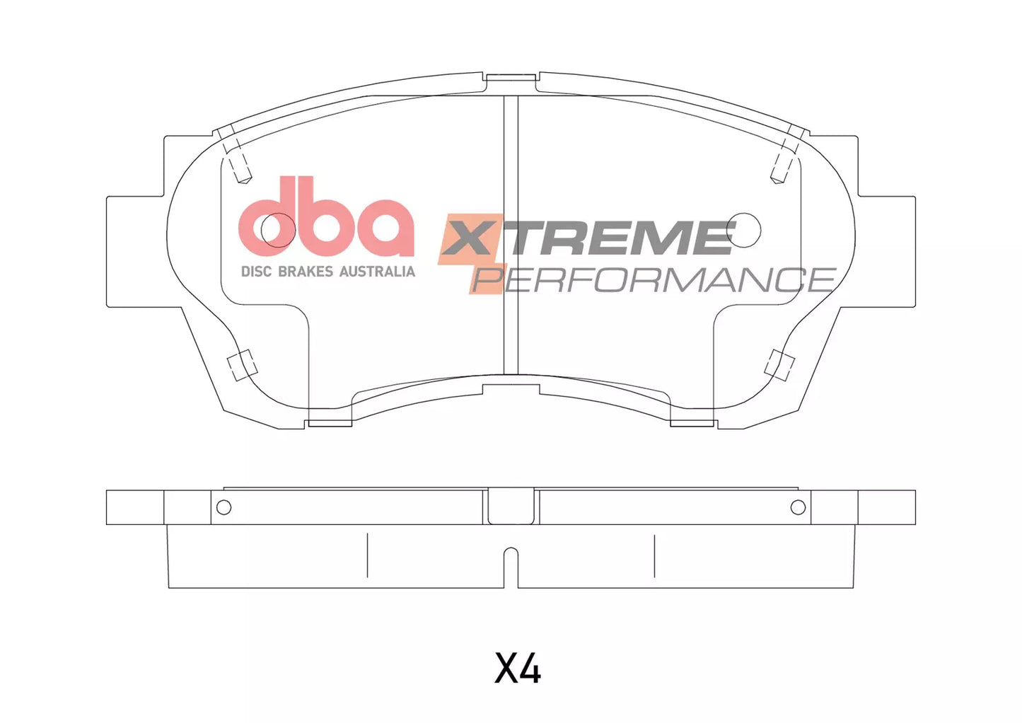 DBA Brake Pads Xtreme Performance | Front — BP OPREMA I SERVIS d.o.o.