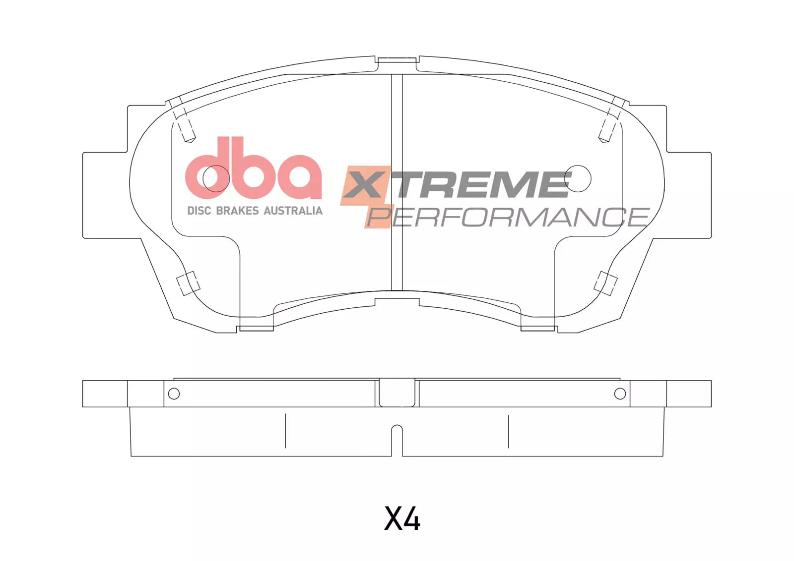 DBA Brake Pads Xtreme Performance | Front — BP OPREMA I SERVIS d.o.o.