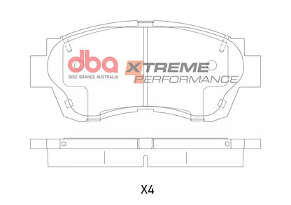 DBA Brake Pads Xtreme Performance | Front — BP OPREMA I SERVIS d.o.o.