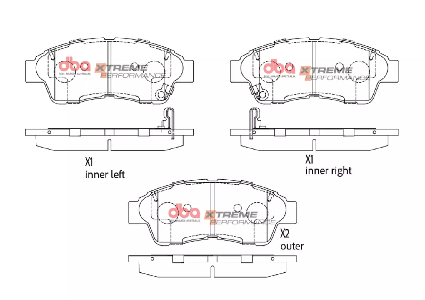 DBA Brake Pads Xtreme Performance | Front — BP OPREMA I SERVIS d.o.o.