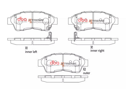 DBA Brake Pads Xtreme Performance | Front — BP OPREMA I SERVIS d.o.o.