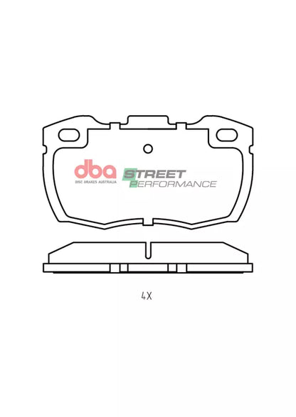 DBA Brake Pads Street Performance | Front — BP OPREMA I SERVIS d.o.o.