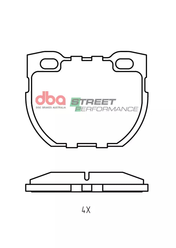 DBA Brake Pads Street Performance | Rear — BP OPREMA I SERVIS d.o.o.