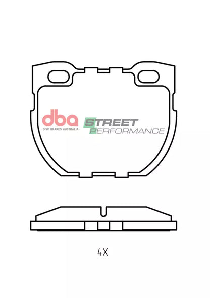DBA Brake Pads Street Performance | Rear — BP OPREMA I SERVIS d.o.o.