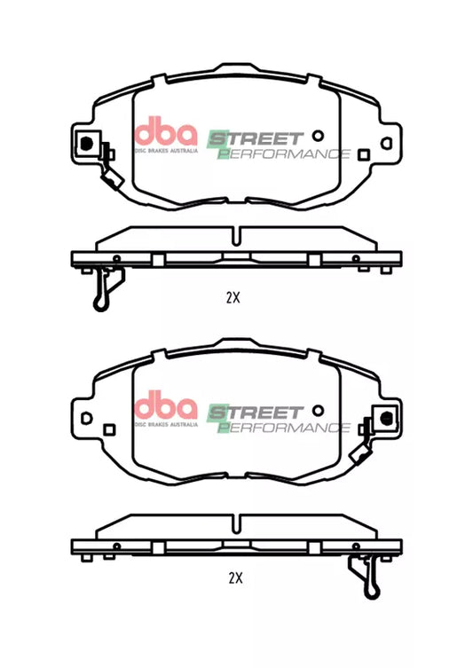 DBA Brake Pads Street Performance | Front — BP OPREMA I SERVIS d.o.o.