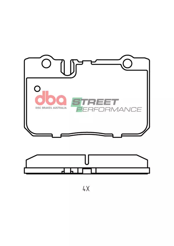 DBA Brake Pads Street Performance | Front — BP OPREMA I SERVIS d.o.o.