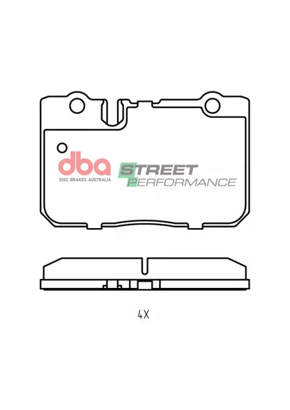 DBA Brake Pads Street Performance | Front — BP OPREMA I SERVIS d.o.o.