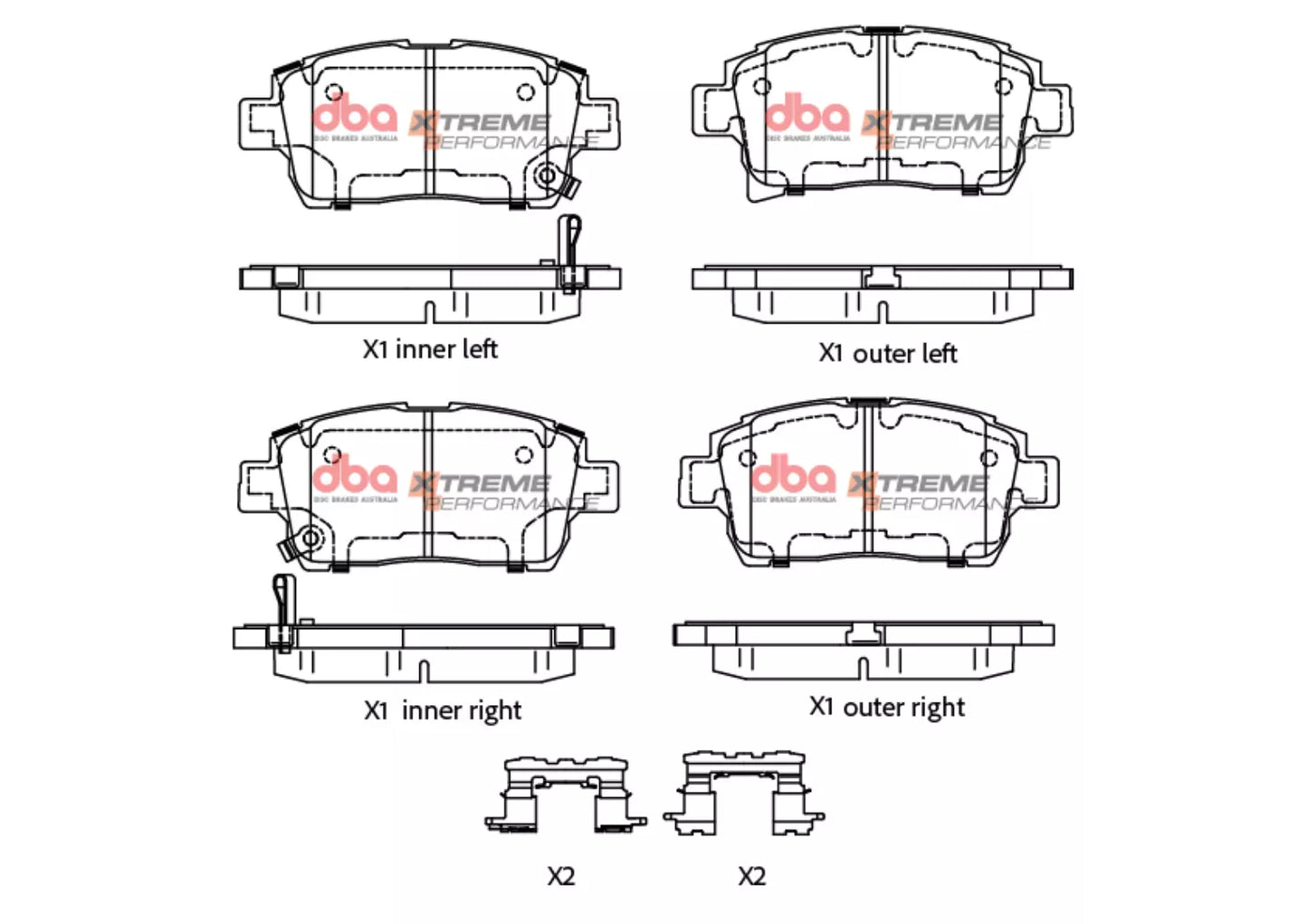 DBA Brake Pads Xtreme Performance | Front — BP OPREMA I SERVIS d.o.o.