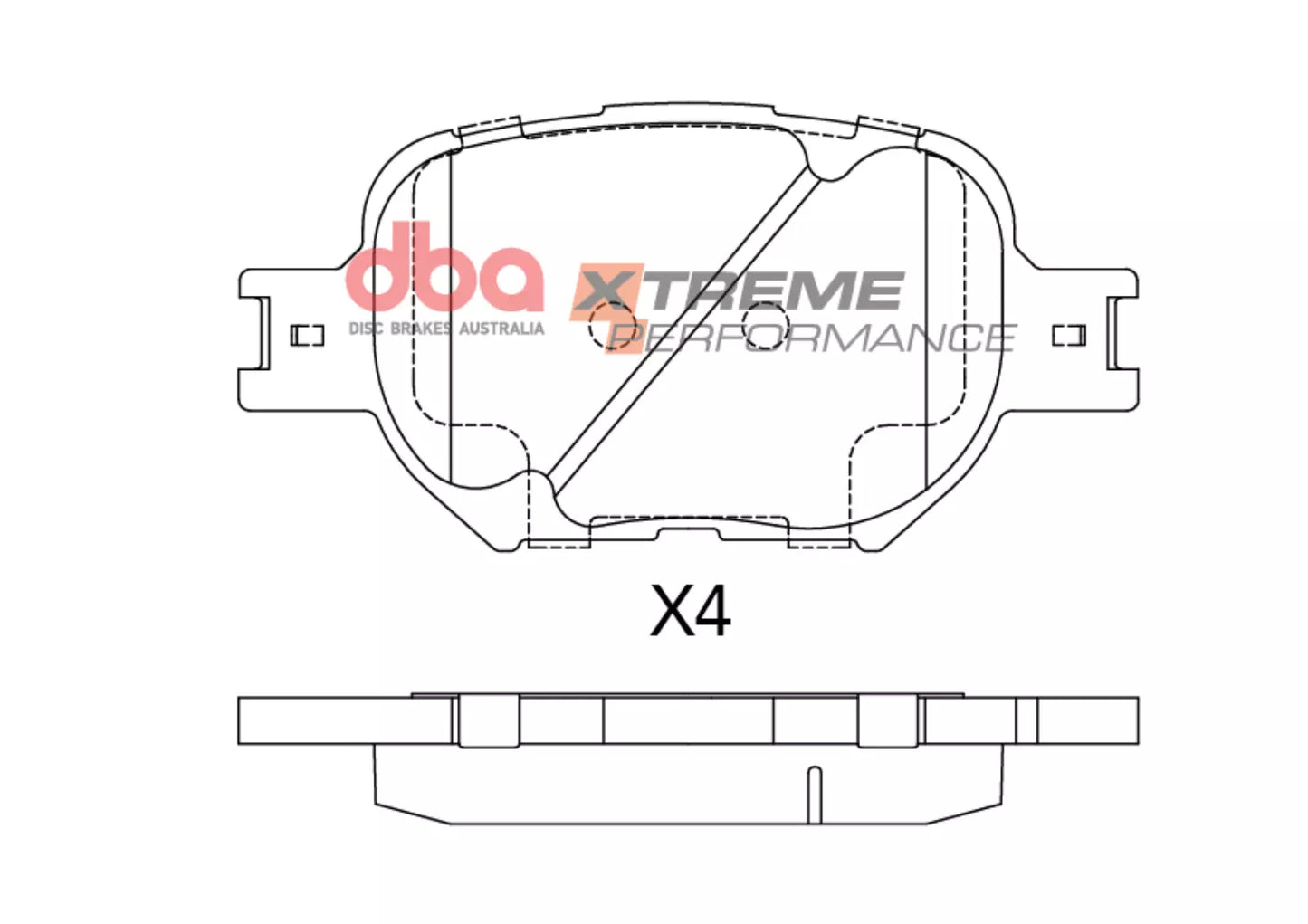 DBA Brake Pads Xtreme Performance | Rear — BP OPREMA I SERVIS d.o.o.