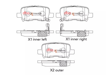 DBA Brake Pads Xtreme Performance | Front — BP OPREMA I SERVIS d.o.o.