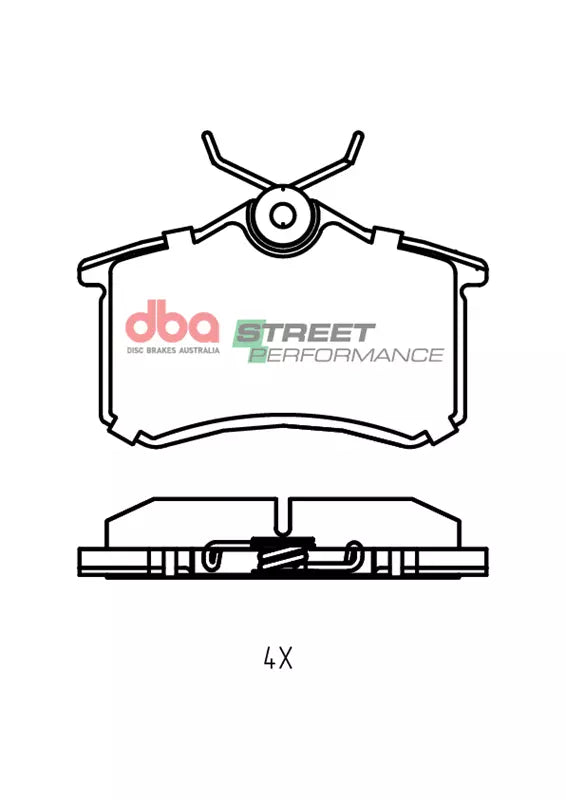 DBA Brake Pads Street Performance | Rear — BP OPREMA I SERVIS d.o.o.