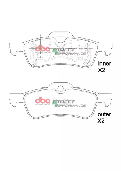 DBA Brake Pads Street Performance | Rear — BP OPREMA I SERVIS d.o.o.