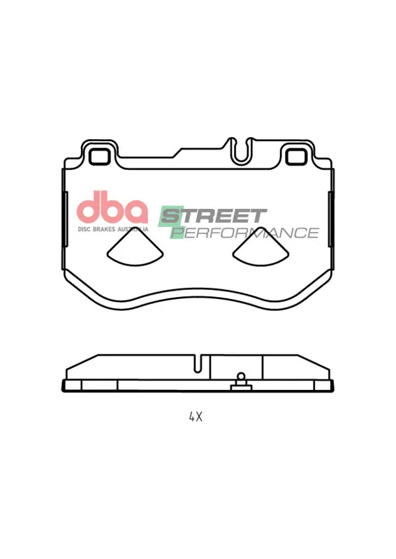 DBA Brake Pads Street Performance | Front Axle — BP OPREMA I SERVIS d.o.o.