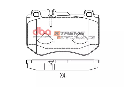 DBA Brake Pads Xtreme Performance | Front — BP OPREMA I SERVIS d.o.o.
