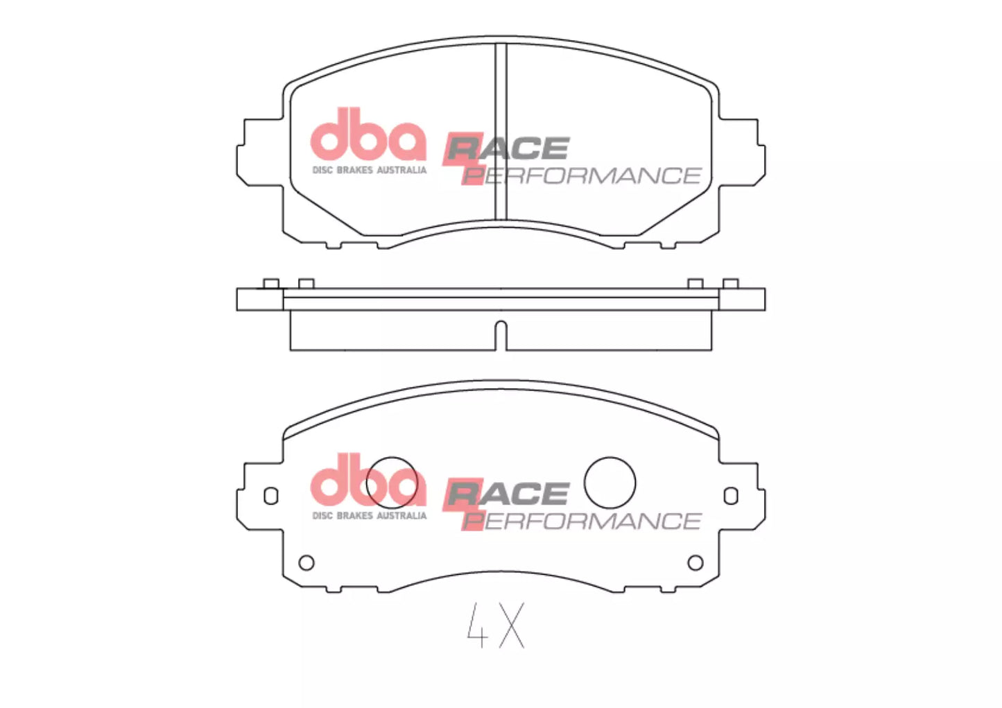 DBA Brake Pads Race Performance | Front Axle — BP OPREMA I SERVIS d.o.o.