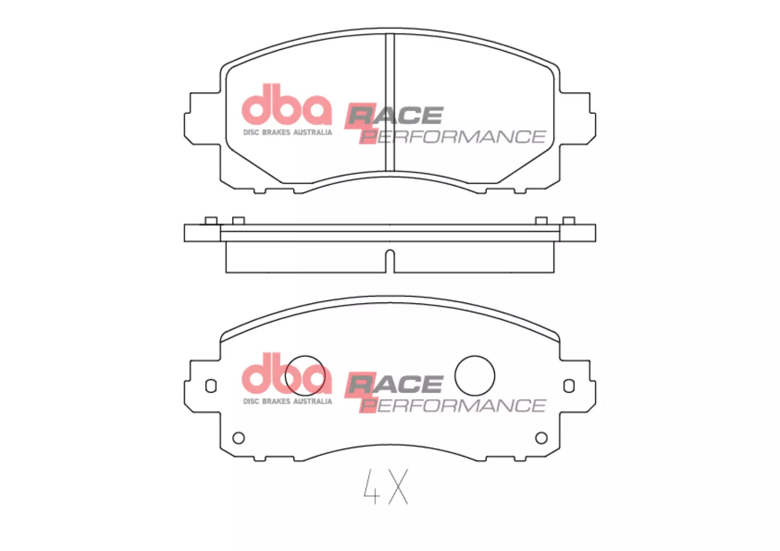DBA Brake Pads Race Performance | Front Axle — BP OPREMA I SERVIS d.o.o.