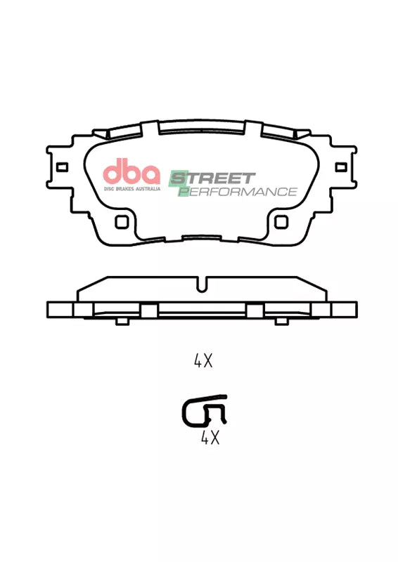 DBA Brake Pads Street Performance | Rear — BP OPREMA I SERVIS d.o.o.