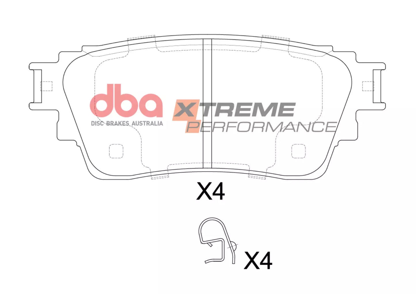 DBA Brake Pads Xtreme Performance | Rear Axle — BP OPREMA I SERVIS d.o.o.