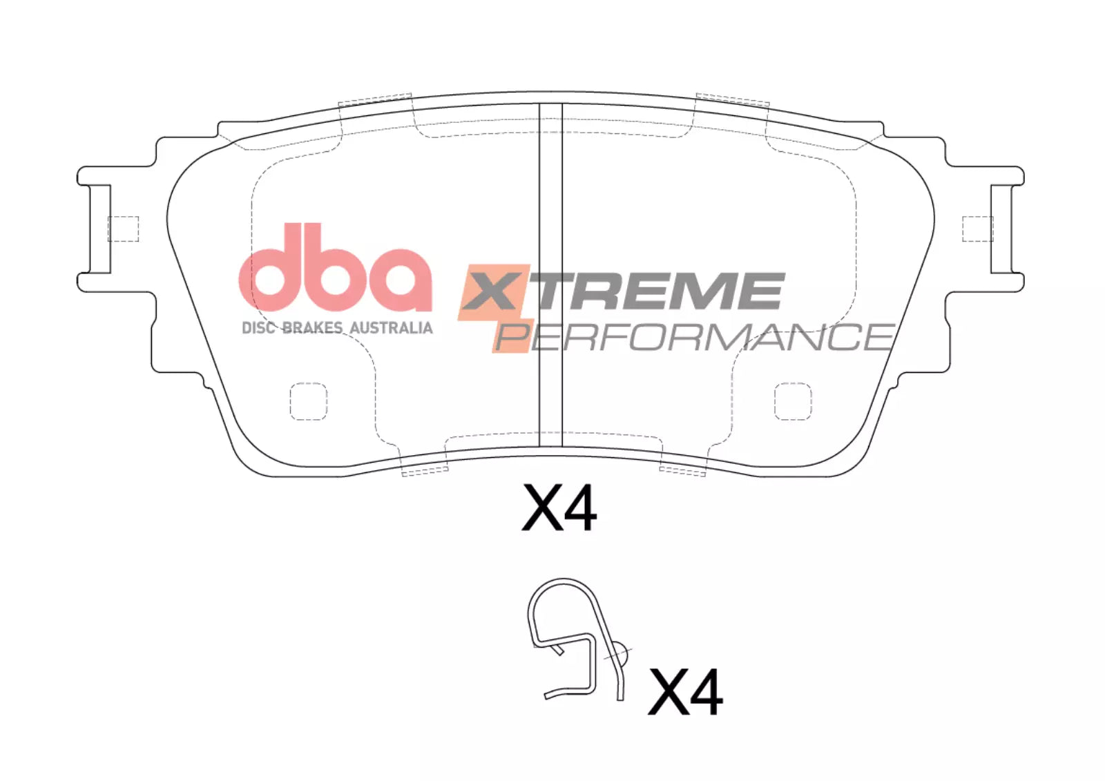 DBA Brake Pads Xtreme Performance | Rear Axle — BP OPREMA I SERVIS d.o.o.