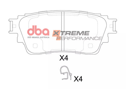 DBA Brake Pads Xtreme Performance | Rear Axle — BP OPREMA I SERVIS d.o.o.