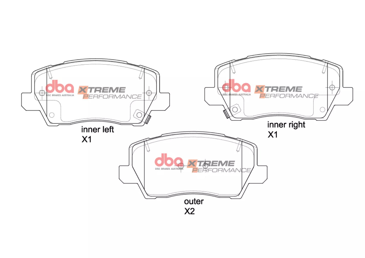 DBA Brake Pads Xtreme Performance | Front Axle — BP OPREMA I SERVIS d.o.o.