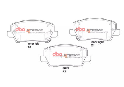 DBA Brake Pads Xtreme Performance | Front Axle — BP OPREMA I SERVIS d.o.o.