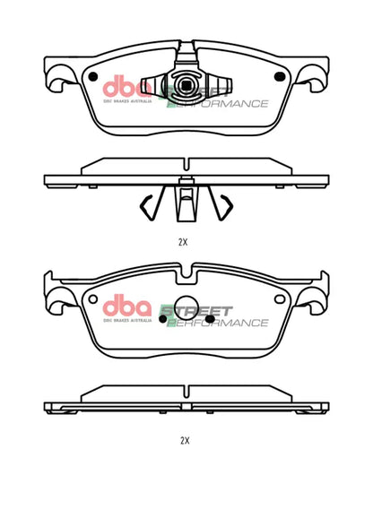 DBA Brake Pads Street Performance | Front Axle — BP OPREMA I SERVIS d.o.o.