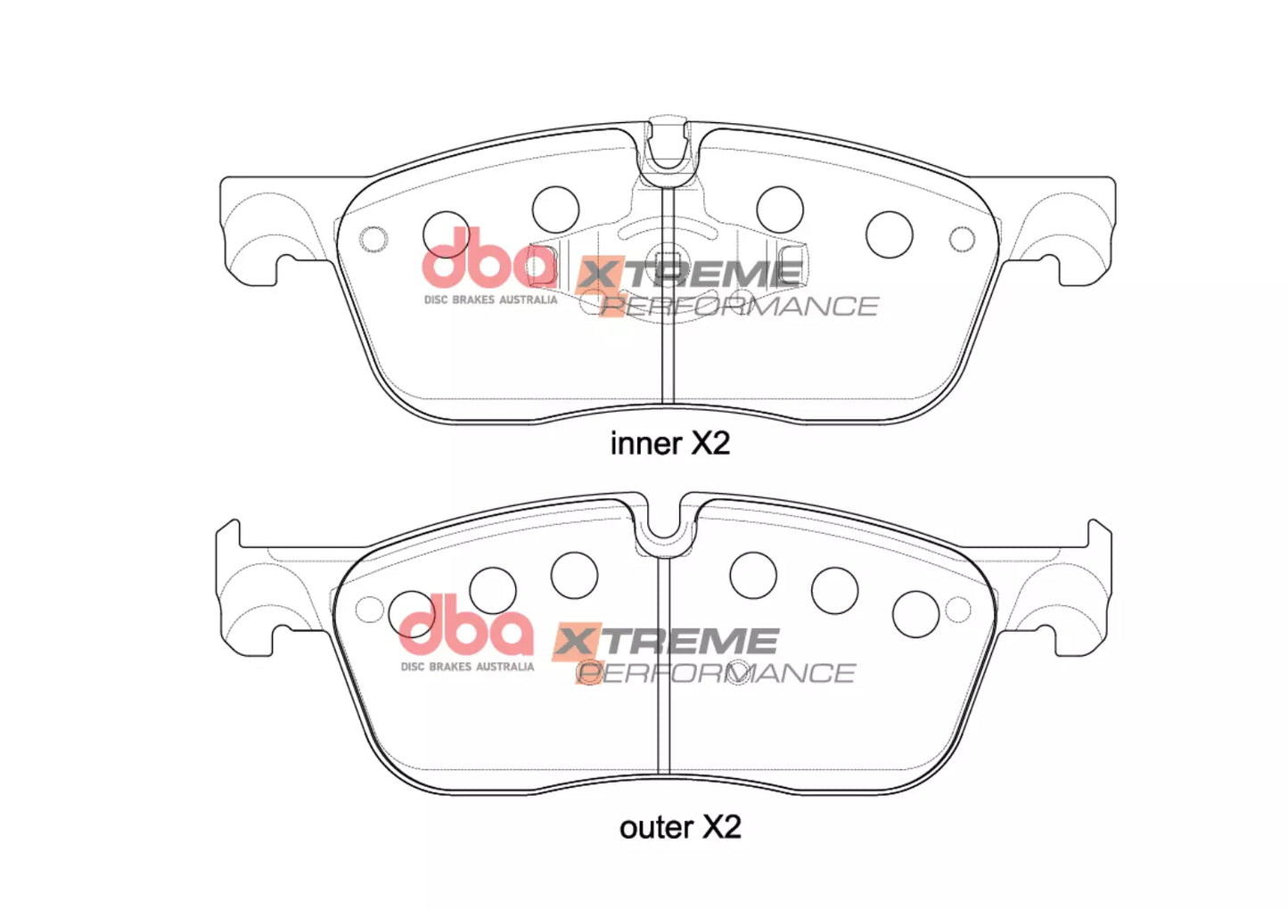 DBA Brake Pads Xtreme Performance | Front Axle — BP OPREMA I SERVIS d.o.o.