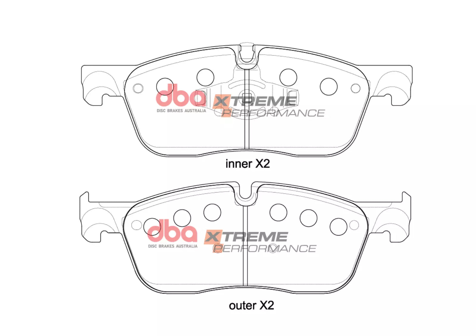 DBA Brake Pads Xtreme Performance | Front Axle — BP OPREMA I SERVIS d.o.o.
