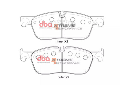 DBA Brake Pads Xtreme Performance | Front Axle — BP OPREMA I SERVIS d.o.o.