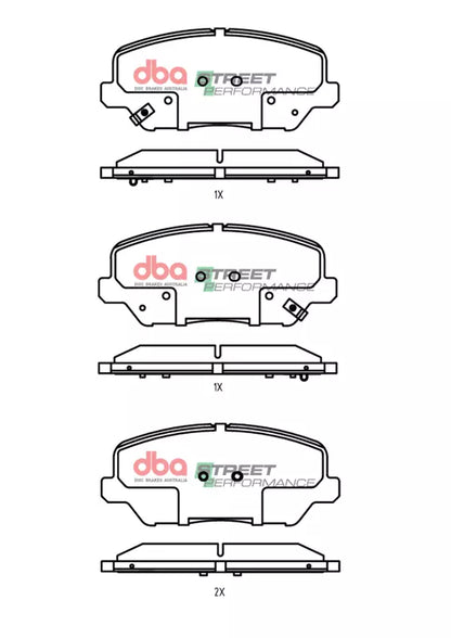 DBA Brake Pads Street Performance | Front Axle — BP OPREMA I SERVIS d.o.o.