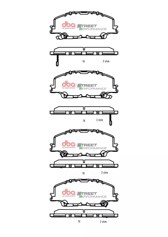 DBA Brake Pads Street Performance | Front — BP OPREMA I SERVIS d.o.o.