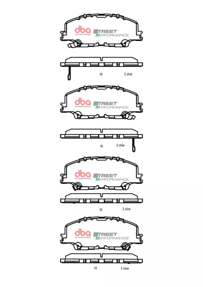 DBA Brake Pads Street Performance | Front — BP OPREMA I SERVIS d.o.o.