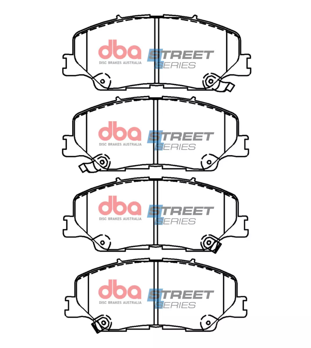 DBA Brake Pads Street Series Ceramic | Front Axle — BP OPREMA I SERVIS d.o.o.