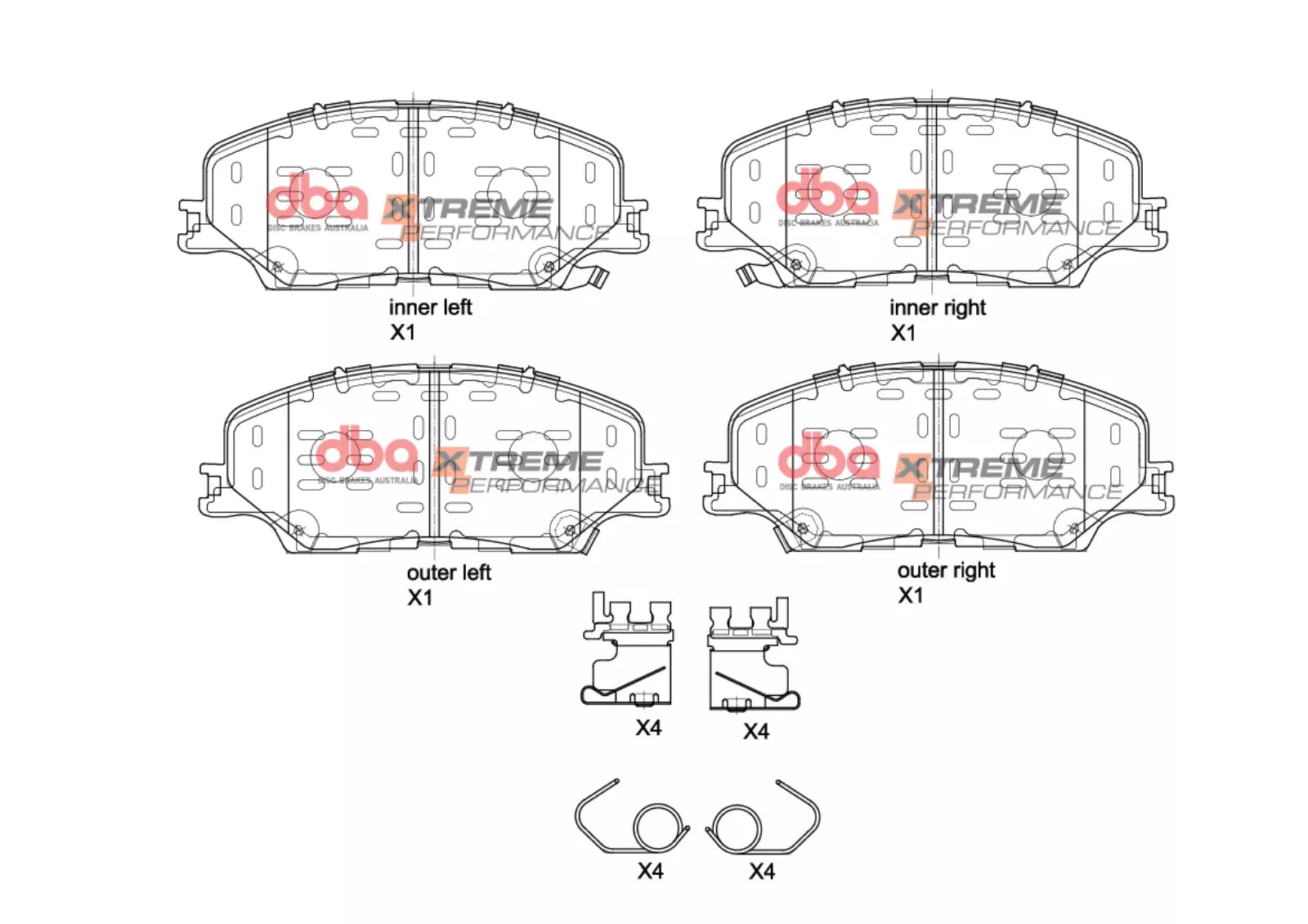 DBA Brake Pads Xtreme Performance | Front Axle — BP OPREMA I SERVIS d.o.o.