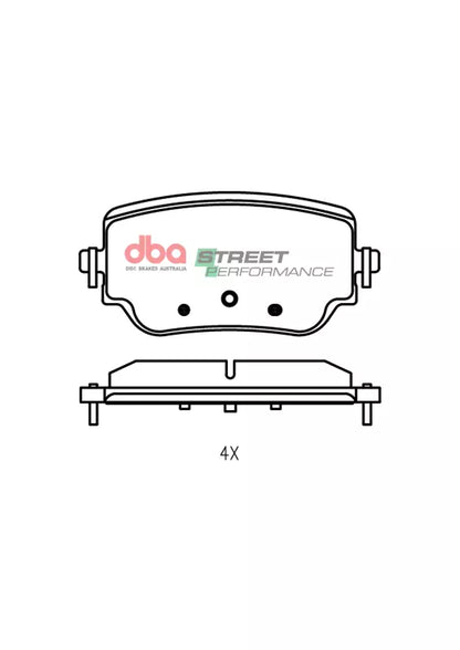 DBA Brake Pads Street Performance | Rear — BP OPREMA I SERVIS d.o.o.