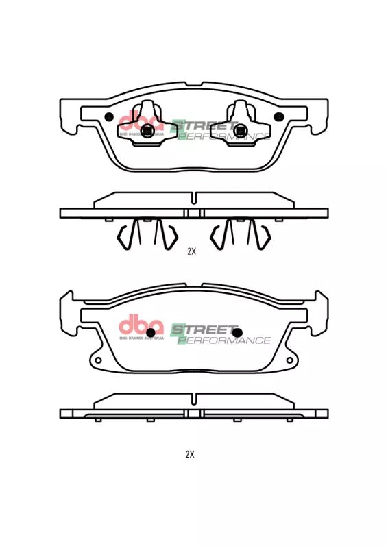 DBA Brake Pads Street Performance | Front — BP OPREMA I SERVIS d.o.o.