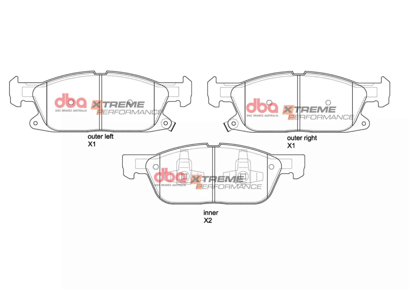 DBA Brake Pads Xtreme Performance | Front Axle — BP OPREMA I SERVIS d.o.o.