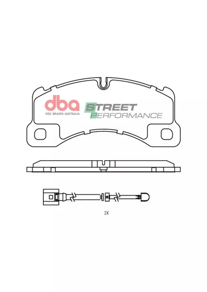 DBA Brake Pads Street Performance | Front Axle — BP OPREMA I SERVIS d.o.o.