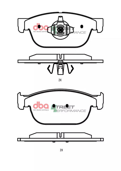 DBA Brake Pads Street Performance | Front — BP OPREMA I SERVIS d.o.o.