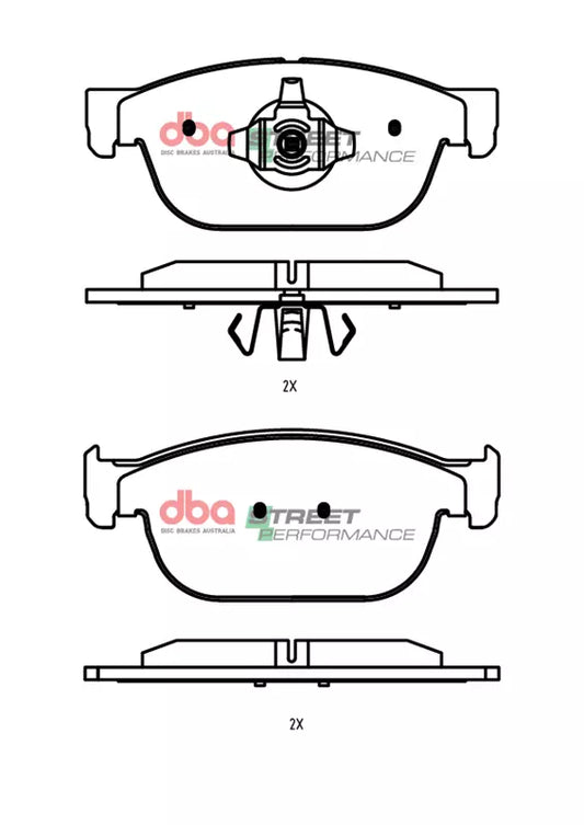 DBA Brake Pads Street Performance | Front — BP OPREMA I SERVIS d.o.o.