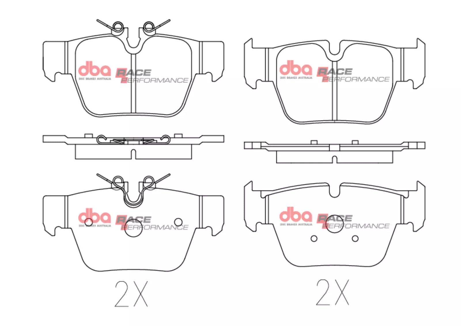 DBA Brake Pads Race Performance | Rear Axle — BP OPREMA I SERVIS d.o.o.